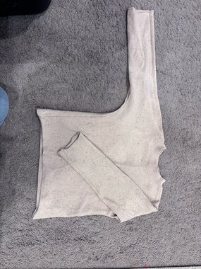 Mavi Cream Speckled Knit Crewneck